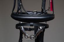 Load image into Gallery viewer, FENTON Snaffle Bridle With Flash And Black Leather Browband