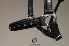 Load image into Gallery viewer, Crystal Padded Leather Headcollar