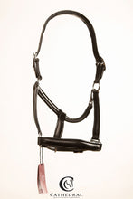 Load image into Gallery viewer, Leather Padded Head Collar