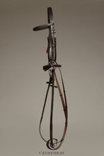 Load image into Gallery viewer, POINTON - Brown snaffle bridle with drop noseband and reins