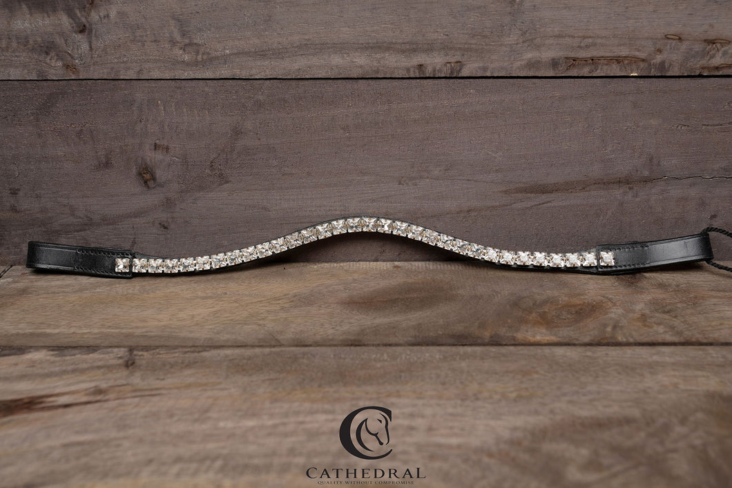 WORLABY Square Crystal Browband With Natural Curve