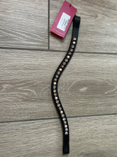 Load image into Gallery viewer, RAVENDALE browband - Swarovski Crystal Pearl and rosegold browband